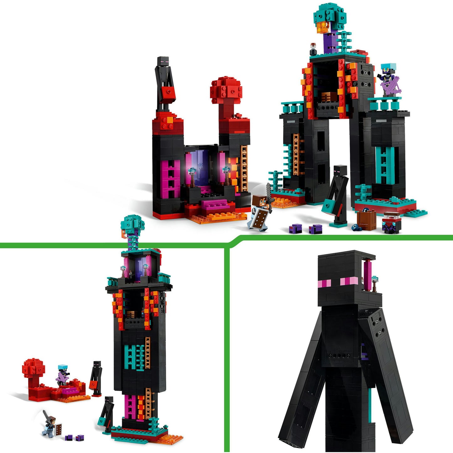 21279 Minecraft Der Enderman-Turm, Konstruktionsspielzeug