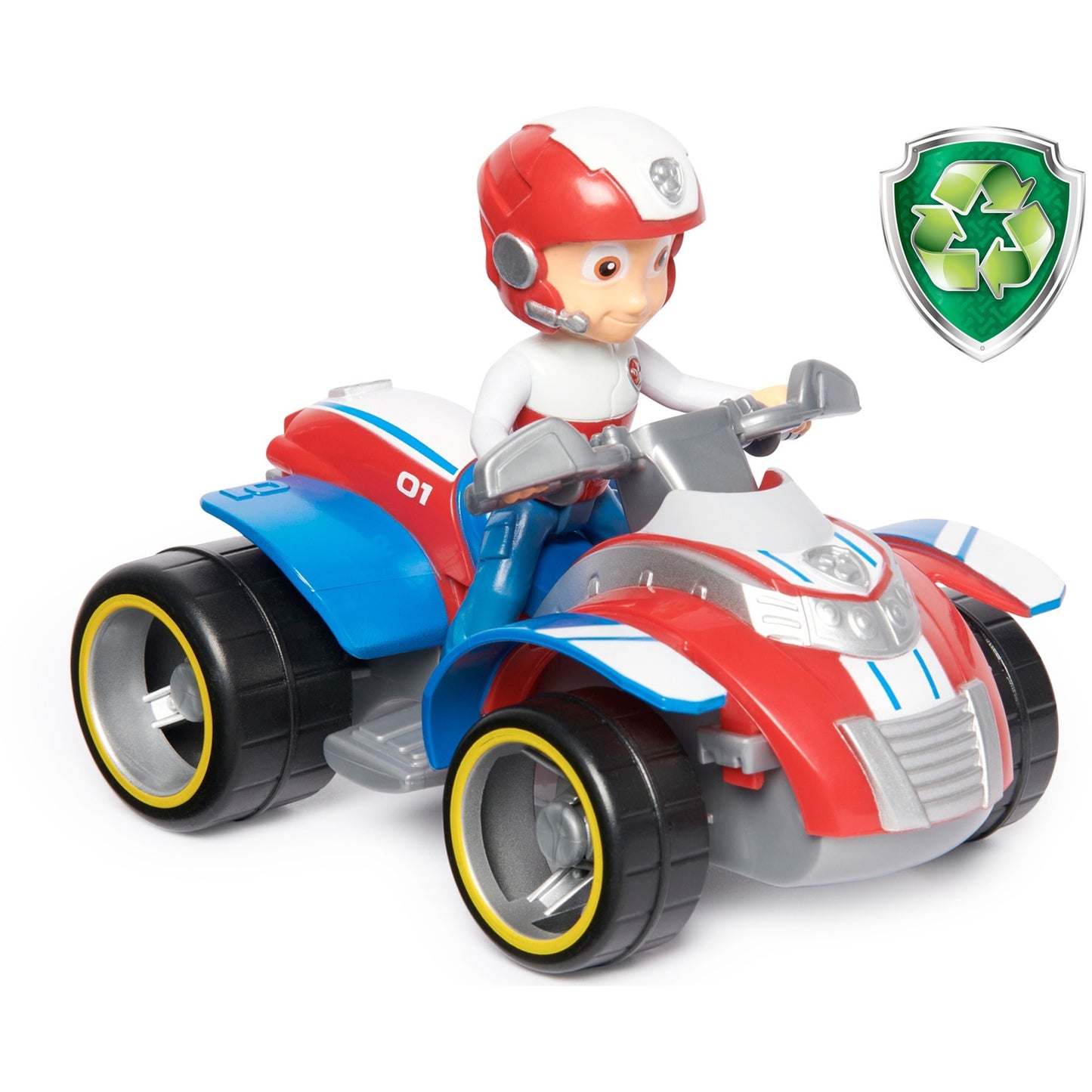 Spin Master Paw Patrol - Rettungs-Quad mit Ryder-Figur, Spielfahrzeug