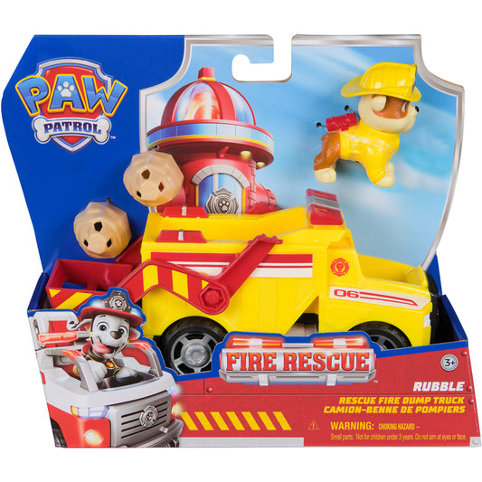 Paw Patrol Fire Rescue - Rubbles Rettungs-Truck, Spielfahrzeug