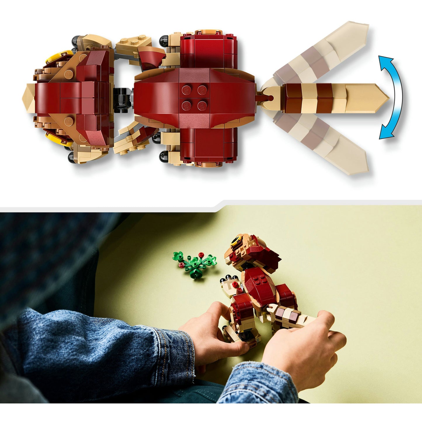 76970 Jurassic World Babydinosaurier Dolores: Aquilops, Konstruktionsspielzeug