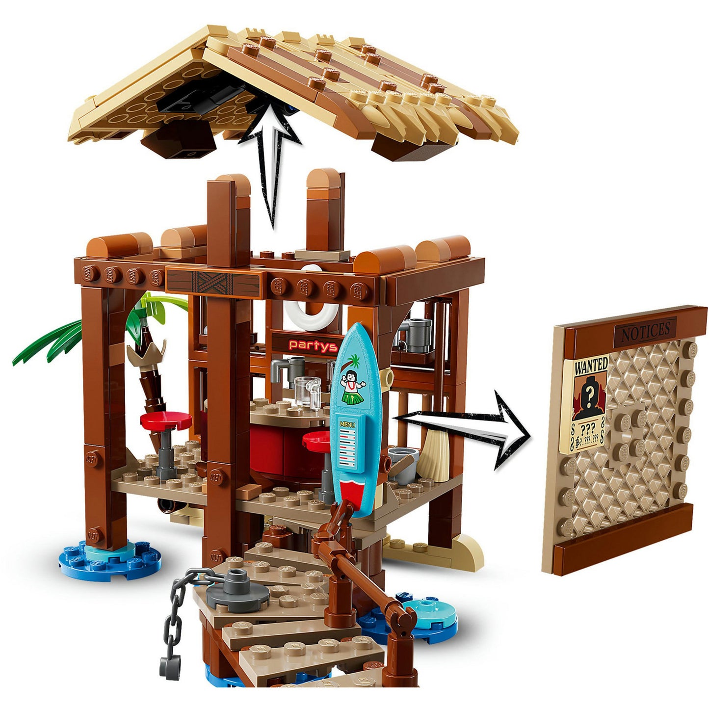 75636 One Piece Hütte im Windmühlendorf, Konstruktionsspielzeug