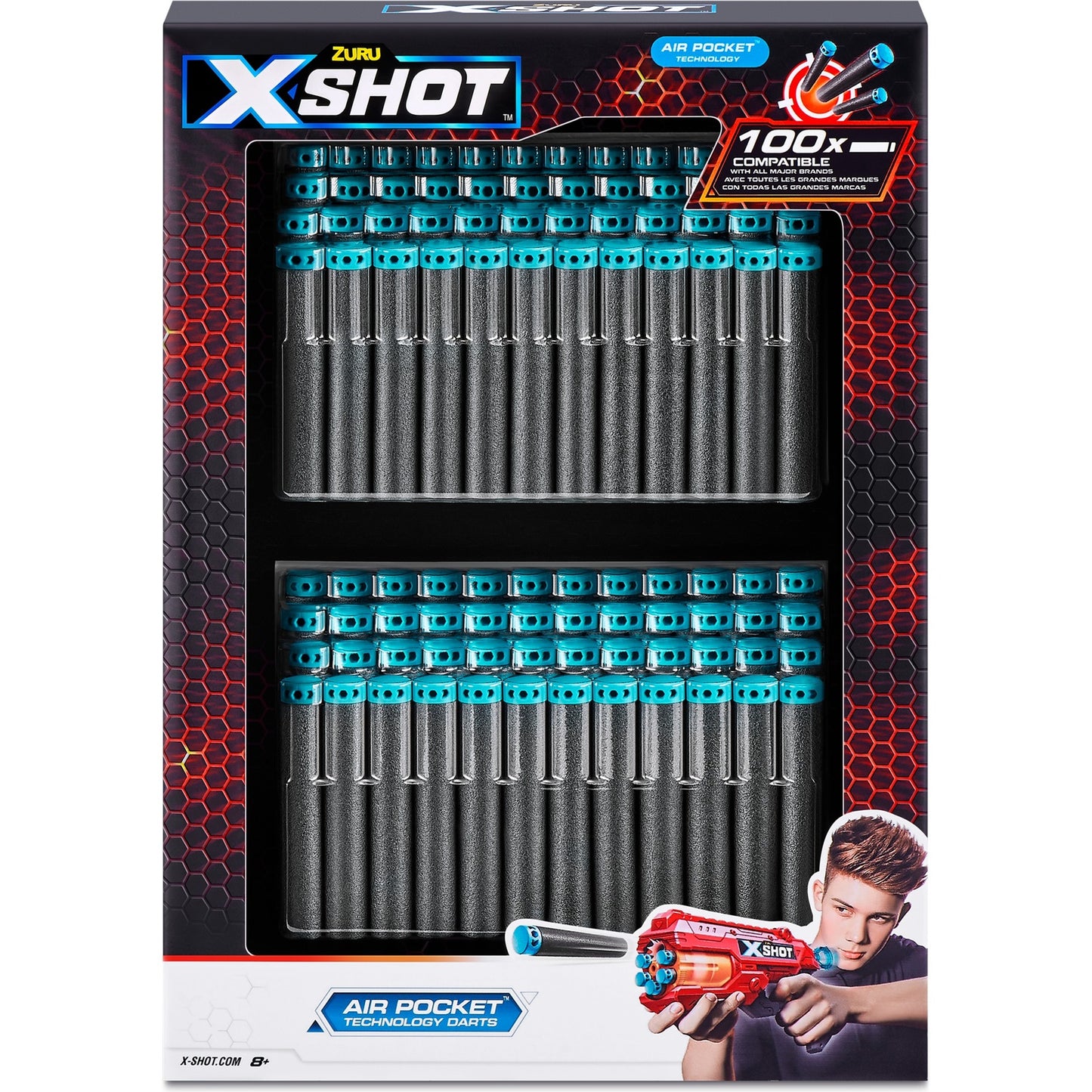 ZURU XSHOT 100er-Pack Refill Darts