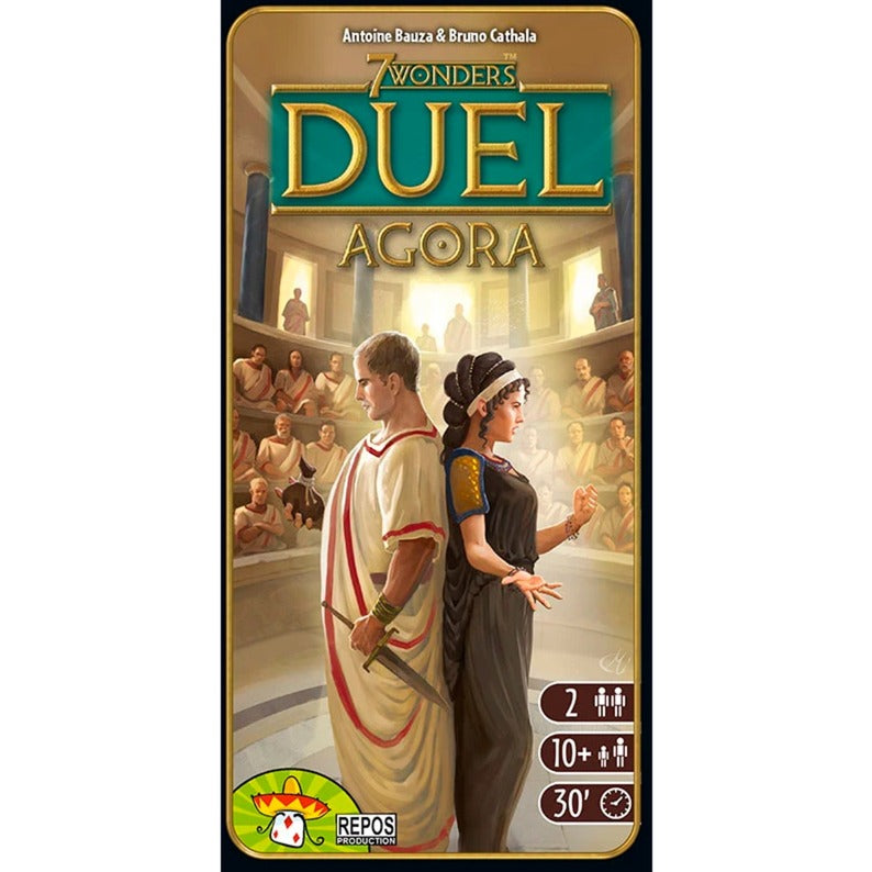 Asmodee 7 Wonders Duel - Agora, Brettspiel