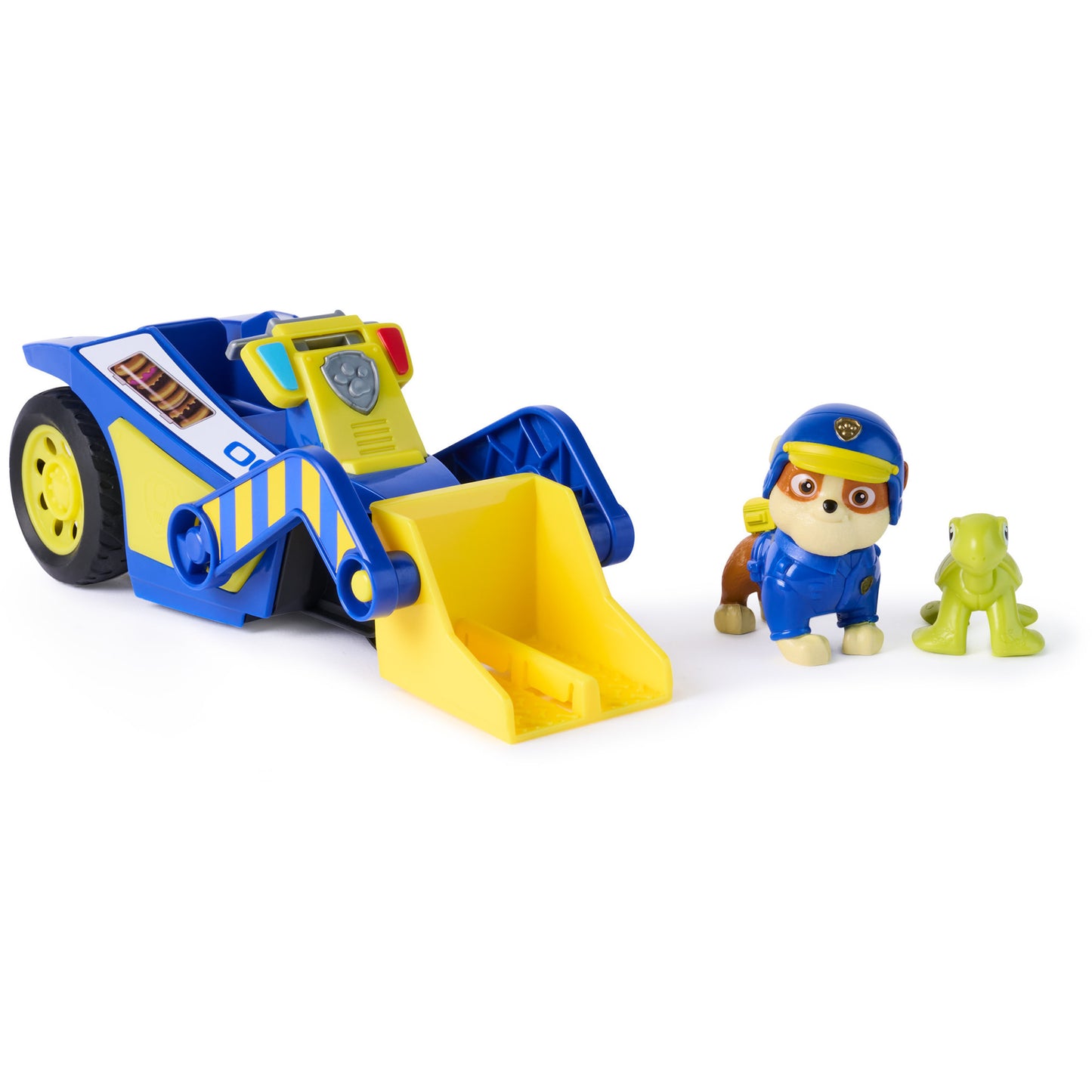 Paw Patrol - Search & Rescue: Rubbles Rettungs-Bulldozer mit 2 Figuren, Spielfahrzeug