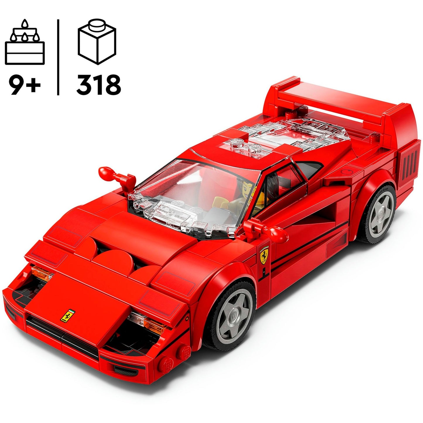 LEGO 76934 Speed Champions Ferrari F40 Supersportwagen