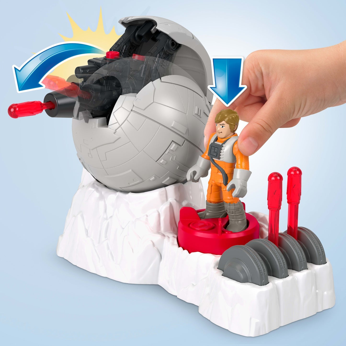 Imaginext Star Wars Rebellenbasis-Kanone, Spielfigur