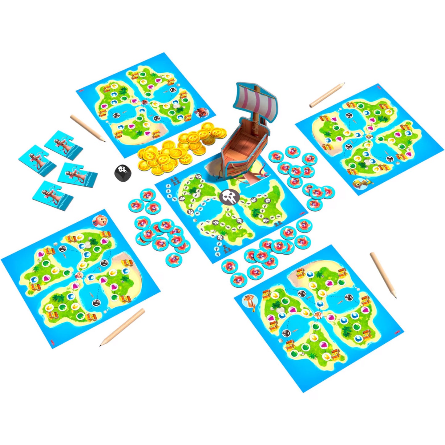 Schatzkarte Ahoi!, Brettspiel