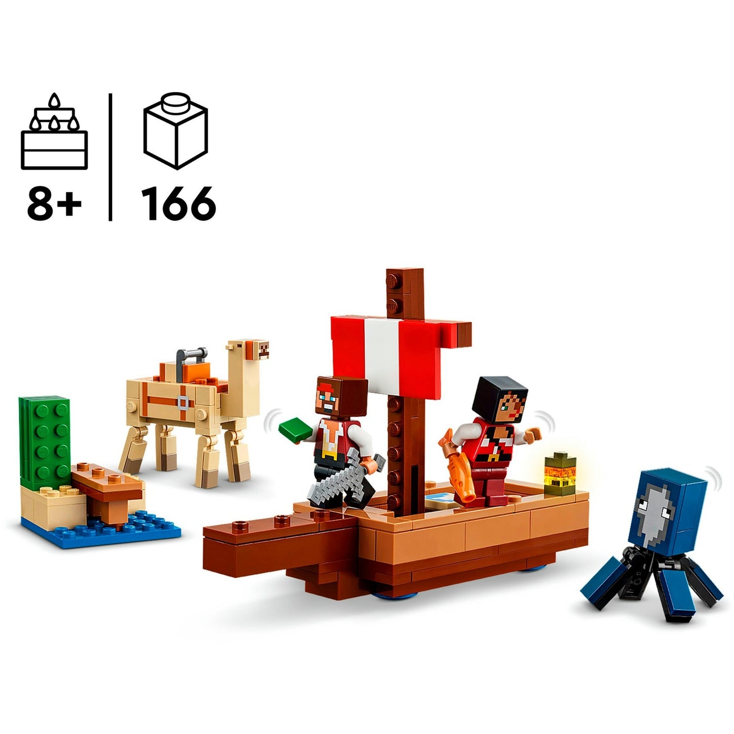 LEGO 21259 Minecraft Die Piratenschiffreise, Konstruktionsspielzeug