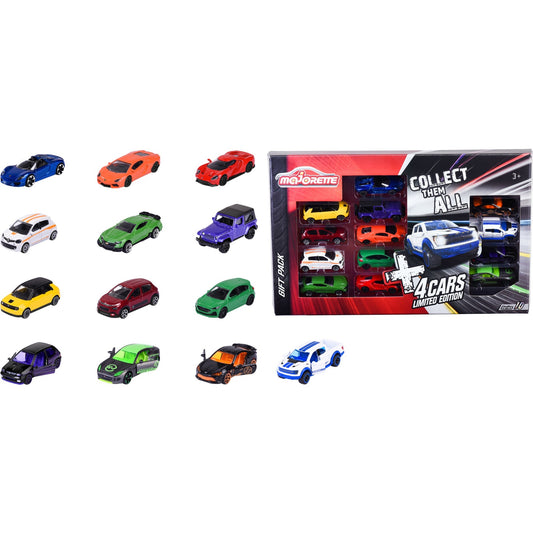 Majorette Mega-Pack mit 9 Street Cars und 4 Autos aus der Limited Edition 10, Spielfahrzeug