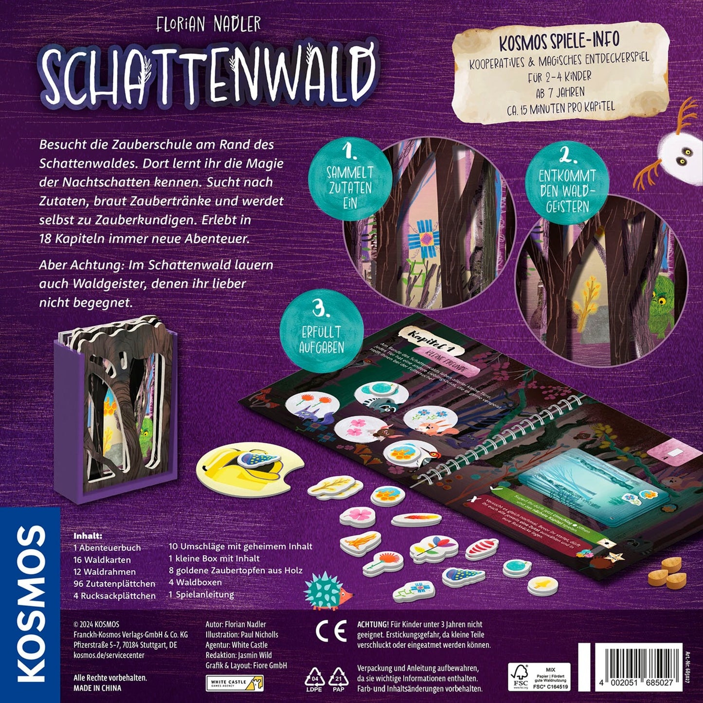 Schattenwald, Brettspiel