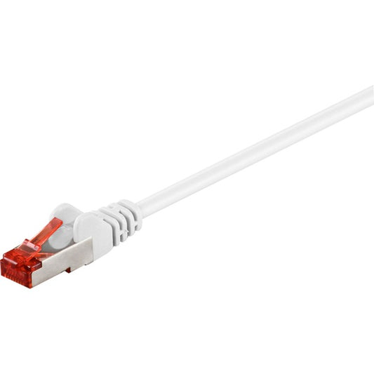 Goobay Patchkabel RJ45 Cat.6 S/FTP (weiss, 30 Meter)