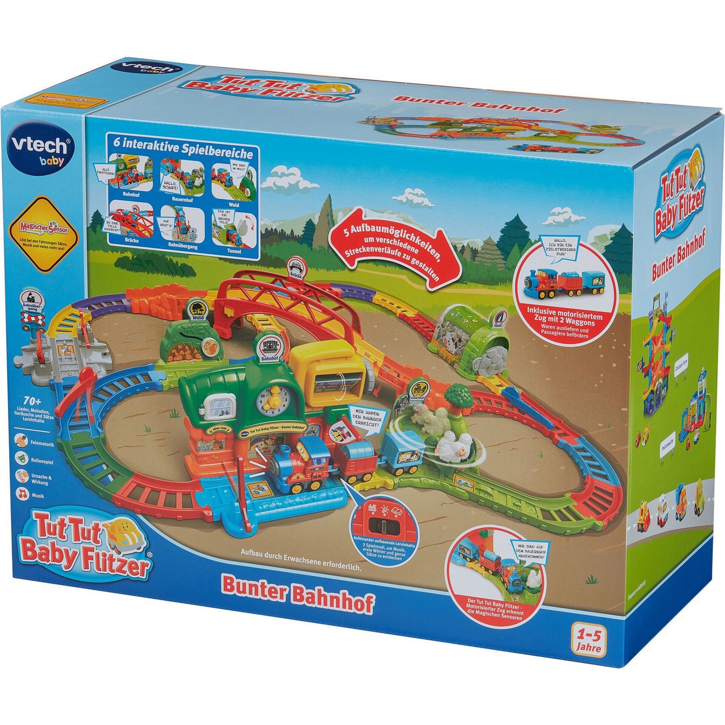 Tut Tut Baby Flitzer - Bunter Bahnhof, Spielgebäude