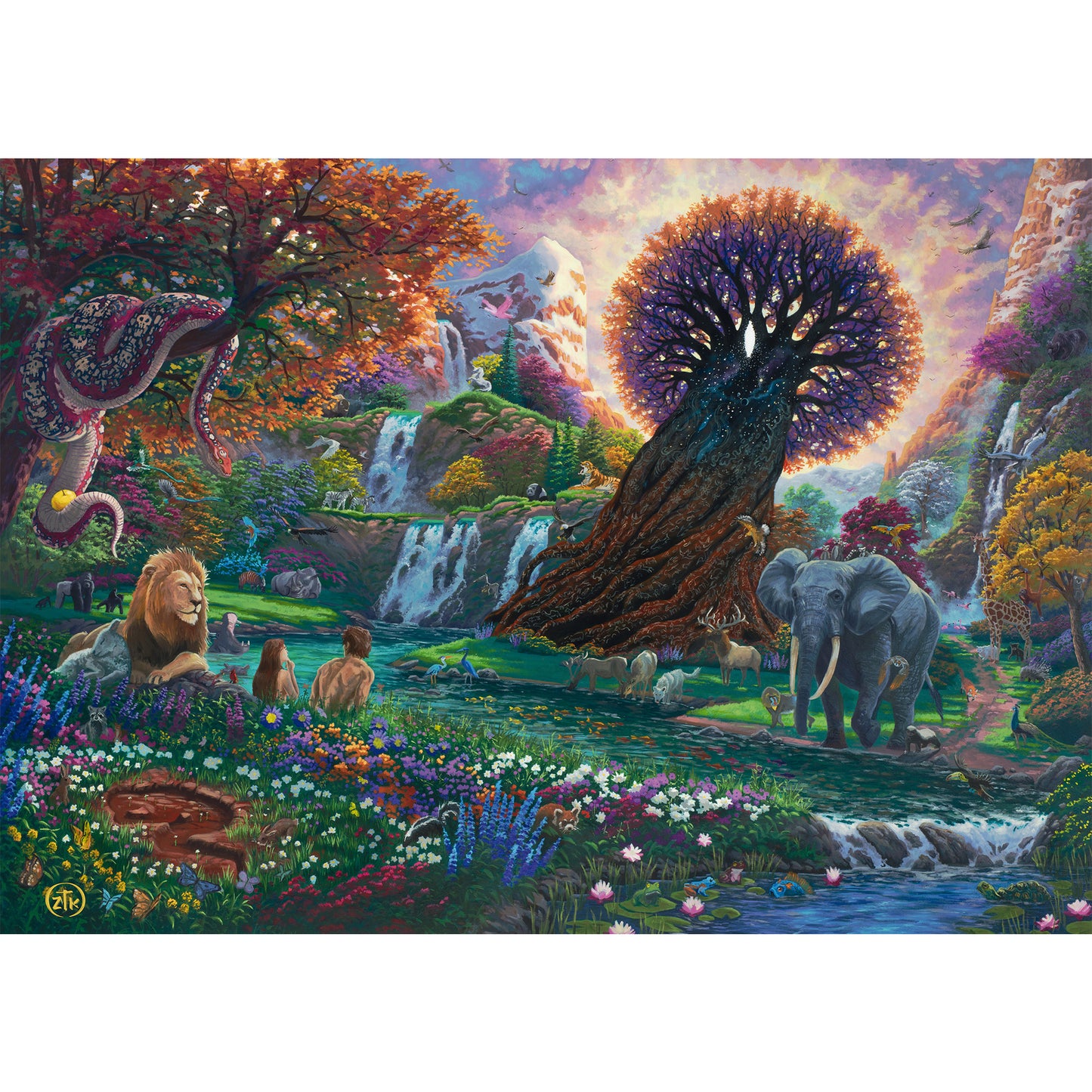 Zac Kinkade: Der Garten Eden, Puzzle
