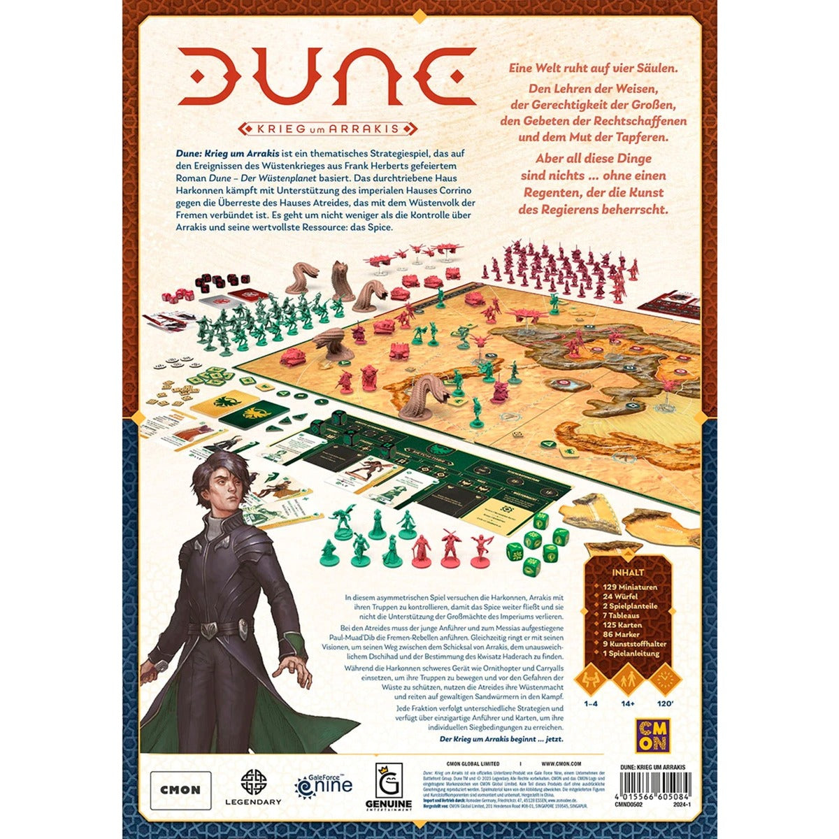 Asmodee Dune: Krieg um Arrakis, Brettspiel