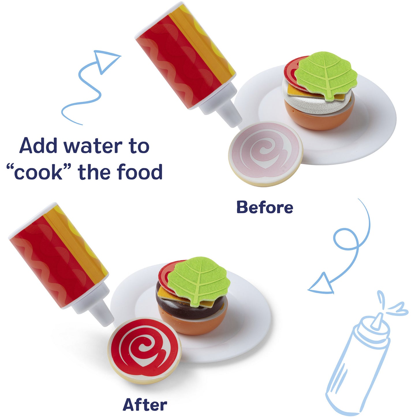 Melissa & Doug - Water WOW! Grill Set, Spielküche