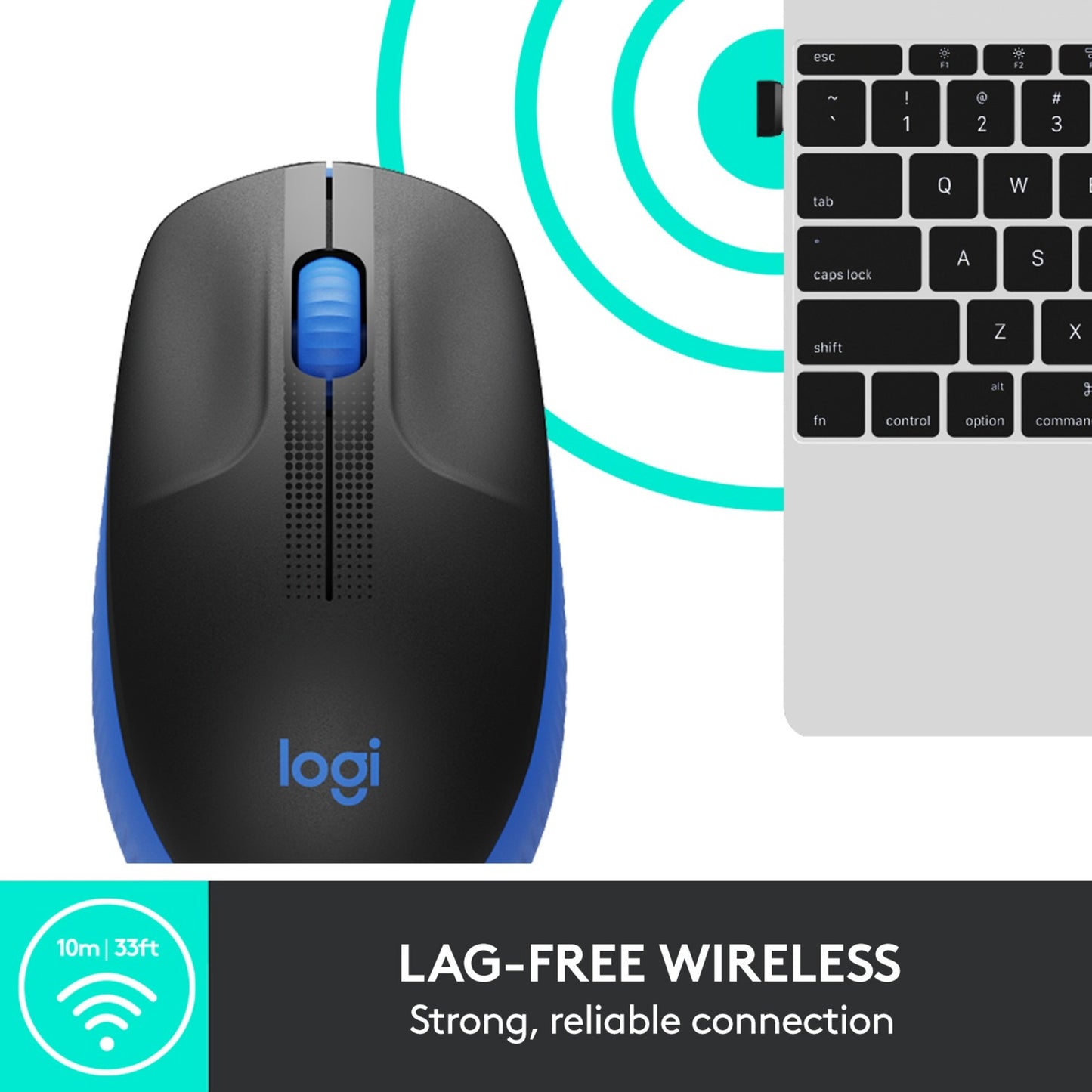 Logitech M190 (schwarz/blau)