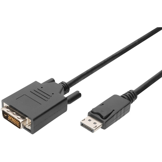 Digitus Adapterkabel DisplayPort > DVI-D (schwarz, 2 Meter)