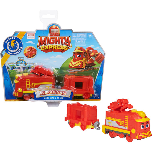 Mighty Express Motorisierter Zug Frachter Nick mit Güterwaggon, Spielfahrzeug