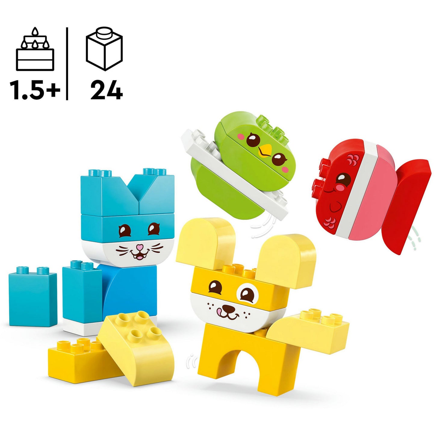 10477 DUPLO 3-in-1 Kreative Tiere, Konstruktionsspielzeug