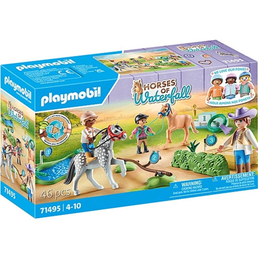 PLAYMOBIL 71495 Horses of Waterfall Ponyturnier, Konstruktionsspielzeug