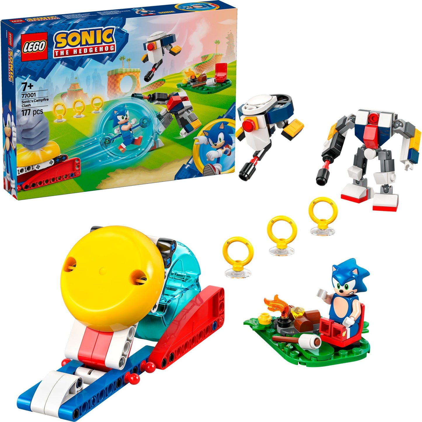 LEGO 77001 Sonic the Hedgehog Sonics Showdown am Lagerfeuer