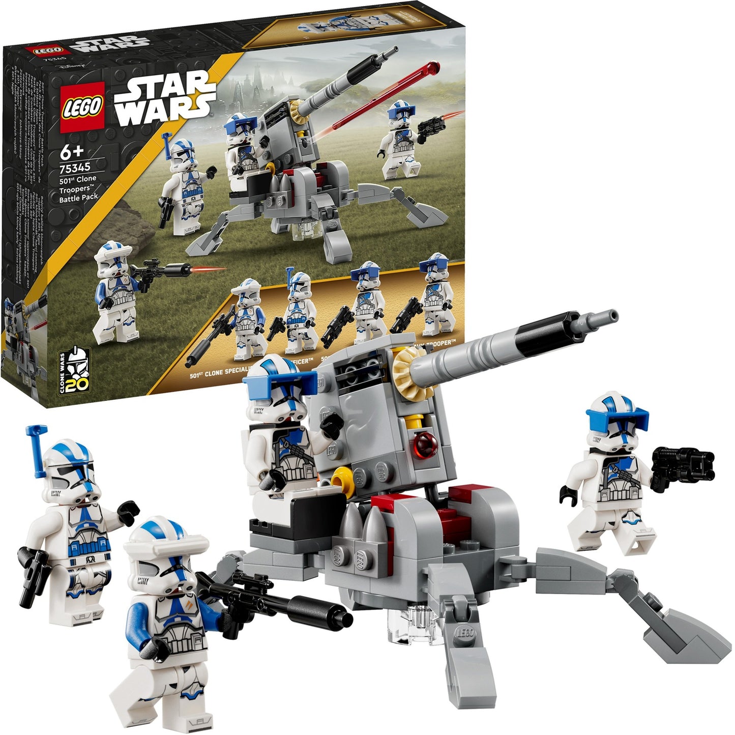 LEGO 75345 Star Wars 501st Clone Troopers Battle Pack, Konstruktionsspielzeug