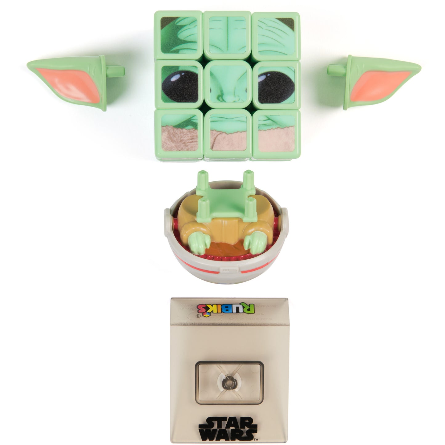 Rubik's - Cubers 3x3 Grogu, Geschicklichkeitsspiel