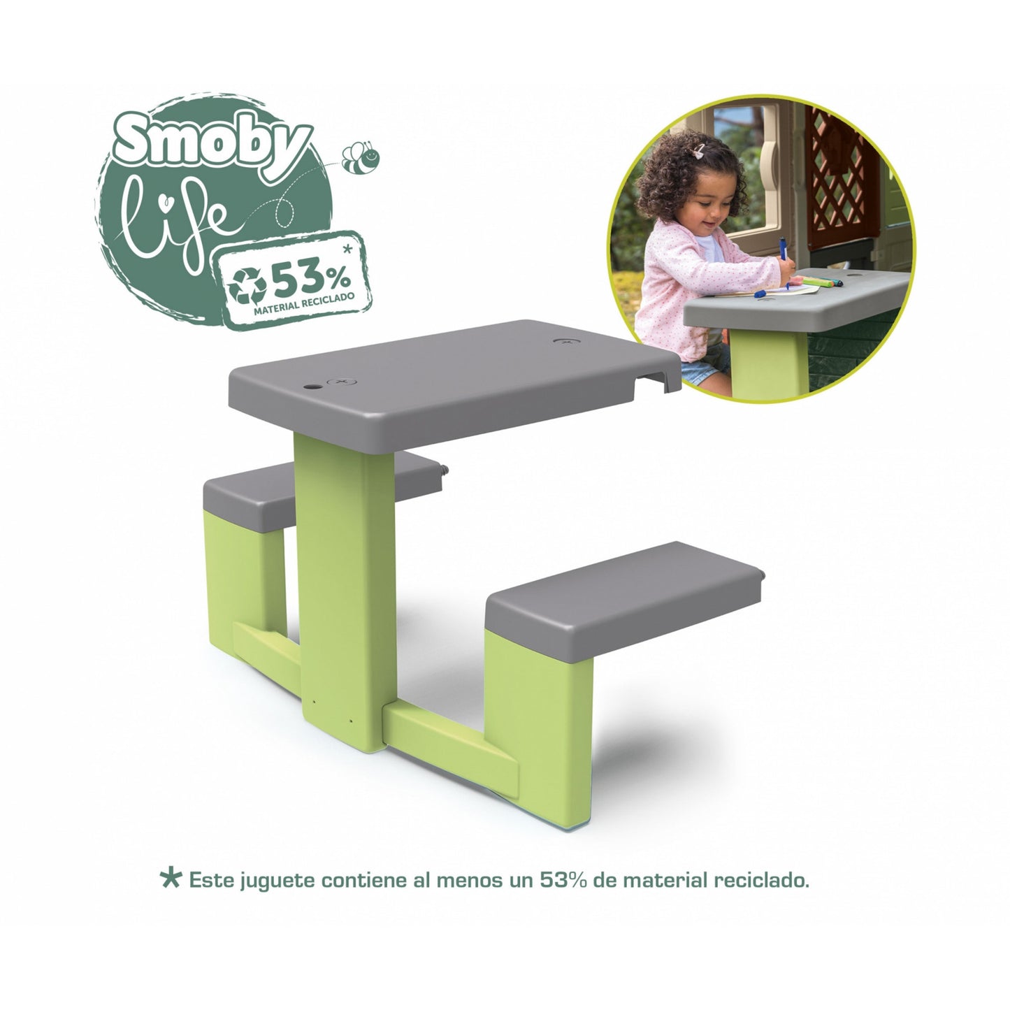 Life Spielhaus Zubehör Picknicktisch, Gartenspielgerät