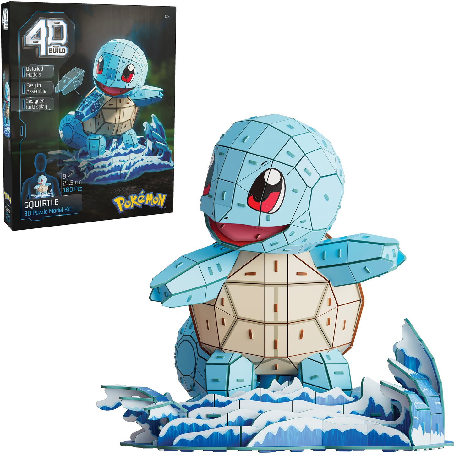 4D Build - Pokémon Schiggy, Modellbau