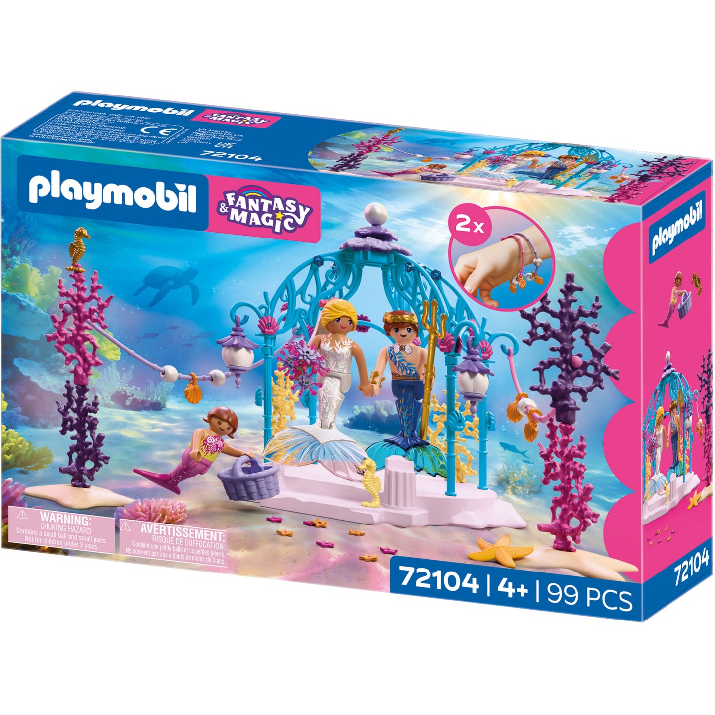 72104 Fantasy & Magic Unterwasserhochzeit, Konstruktionsspielzeug