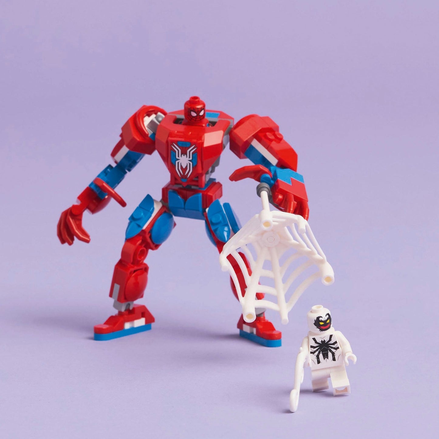 76308 Marvel Super Heroes Spider-Man Mech vs. Anti-Venom, Konstruktionsspielzeug