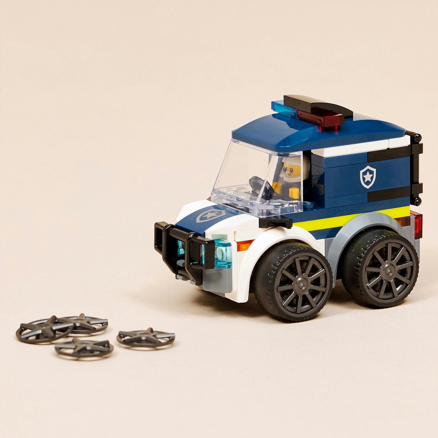 60481 City Coole Flitzer - Polizei-Truck, Konstruktionsspielzeug