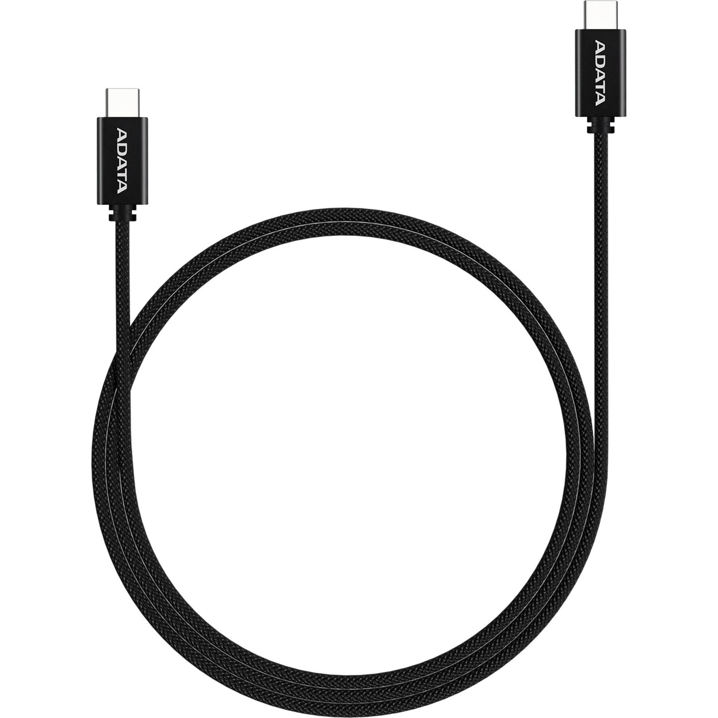 ADATA USB 2.0 Kabel, USB-C Stecker > USB-C Stecker (schwarz, 1 Meter, PD 3.0, QC 3.0, Laden mit bis zu 100 Watt)