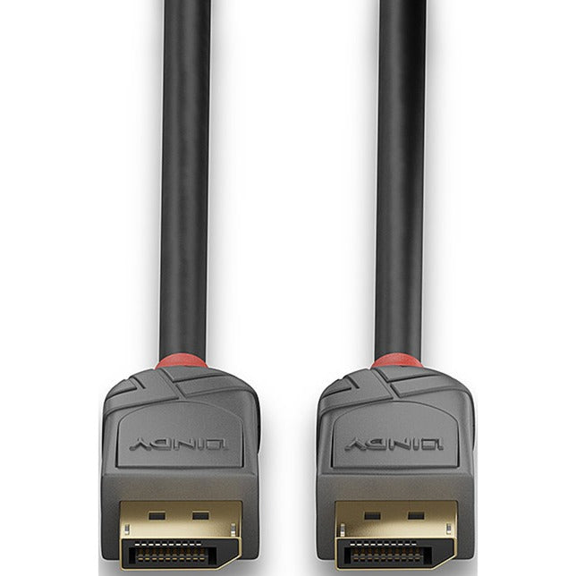 Lindy DisplayPort 1.2 Kabel Anthra Line (schwarz, 10 Meter)