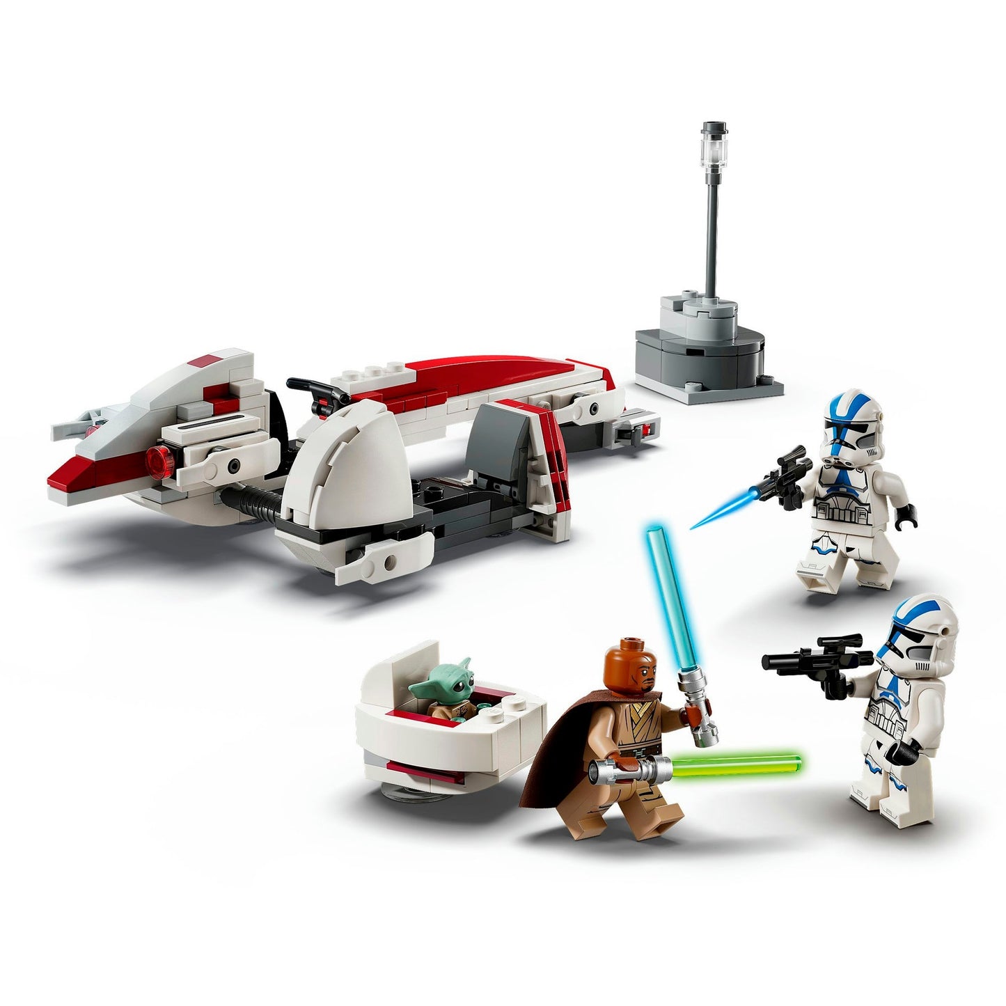 LEGO 75378 Star Wars Flucht mit dem BARC Speeder, Konstruktionsspielzeug