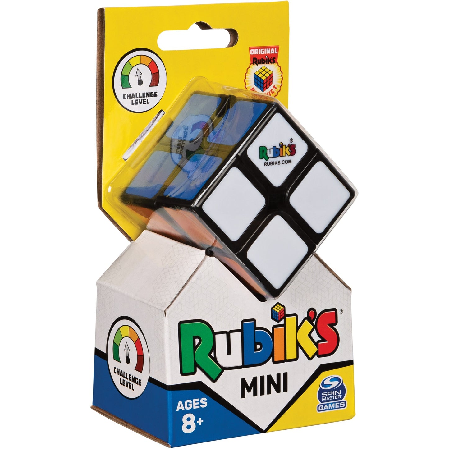 Spin Master Rubik's -Mini 2x2 Zauberwürfel, Geschicklichkeitsspiel