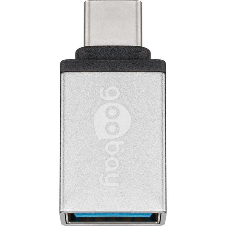 Goobay USB 3.2 Gen 1 Adapter, USB-C Stecker > USB-A Buchse (silber, OTG Super Speed)