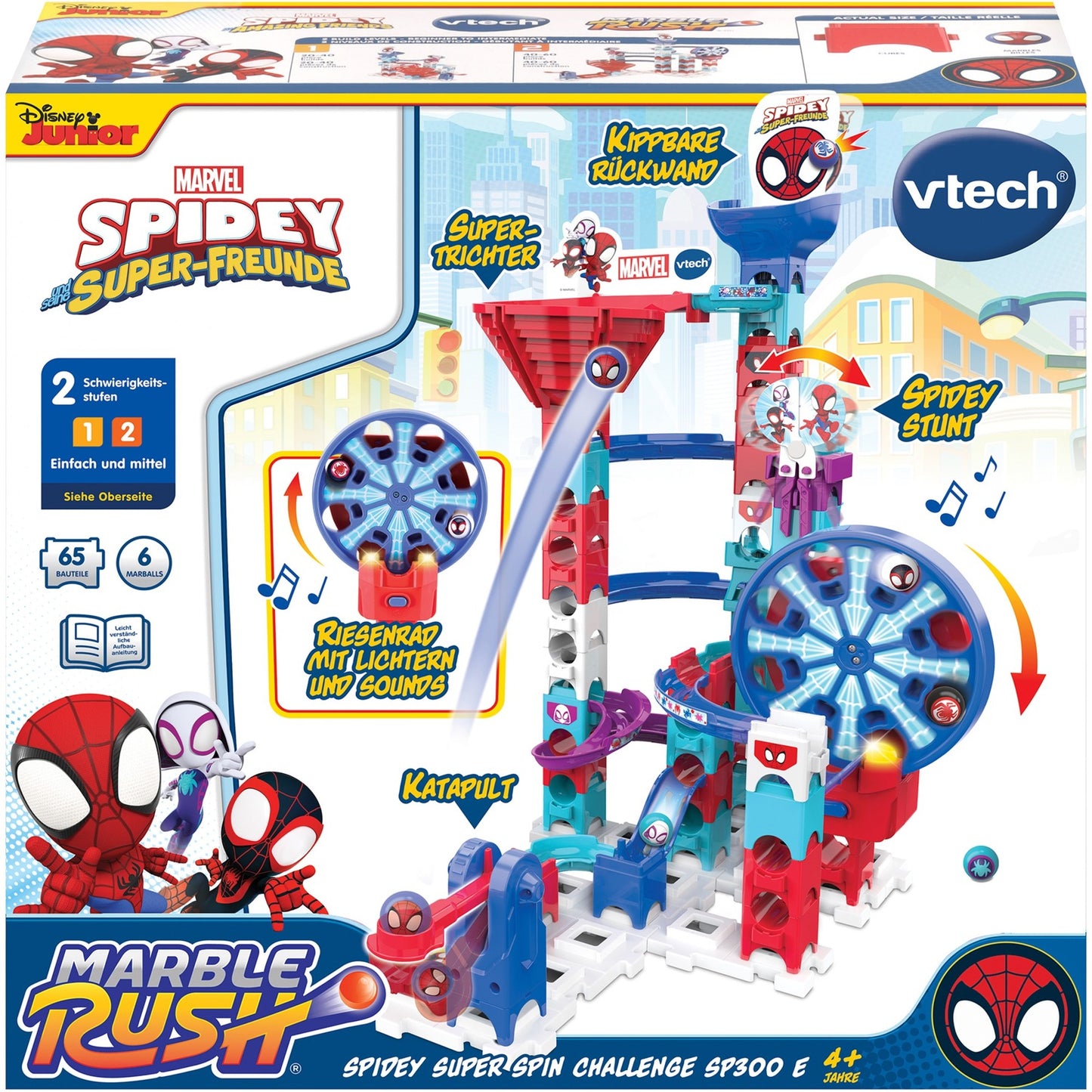 VTech Marble Rush - Spidey Super Spin Challenge SP300E, Bahn