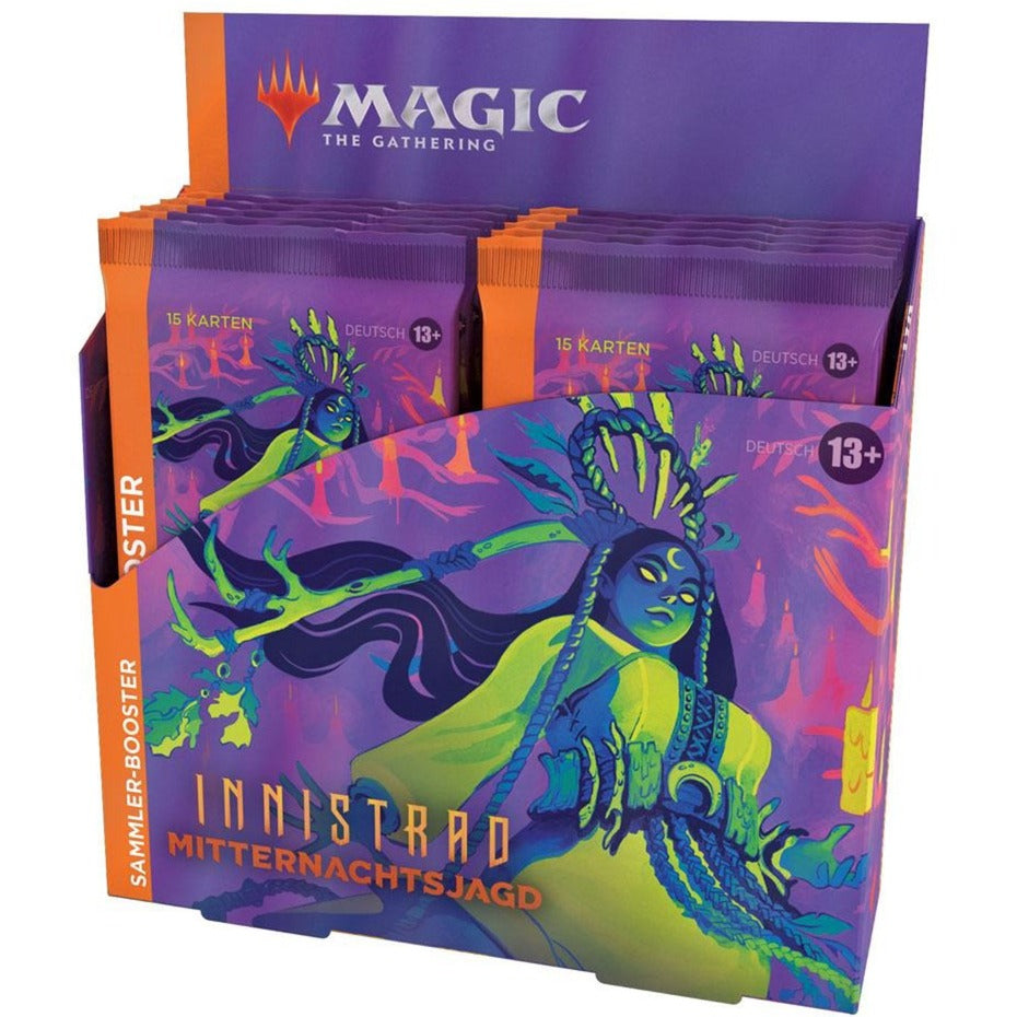 Wizards of the Coast Magic: The Gathering - Innistrad: Mitternachtsjagd Sammler-Booster Display deutsch