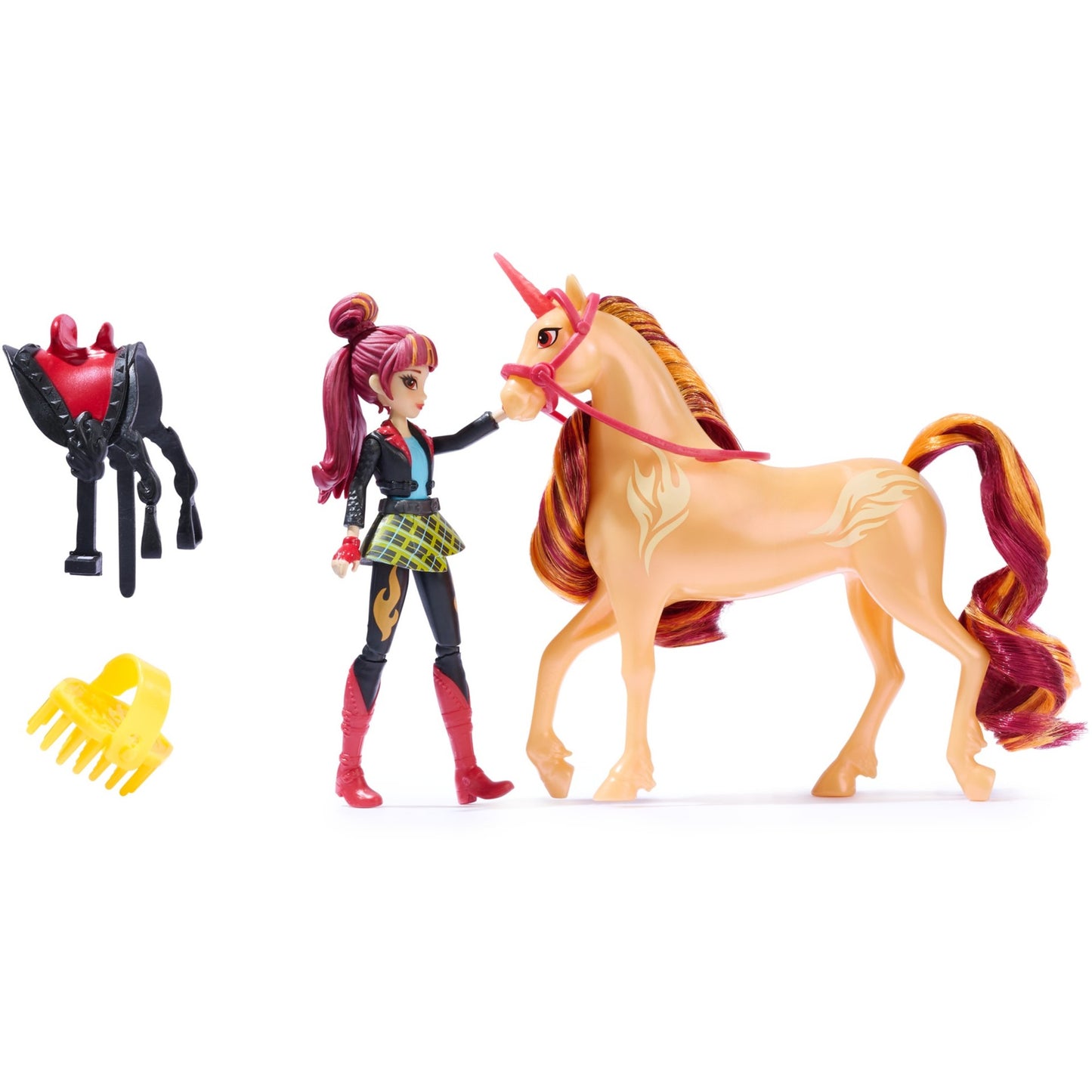 Spinmaster Unicorn Academy - Valentina und Einhorn Cinder Set