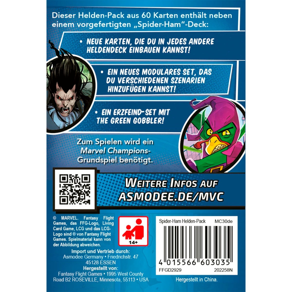 Asmodee Marvel Champions: Das Kartenspiel - Spider-Ham (Helden-Pack)