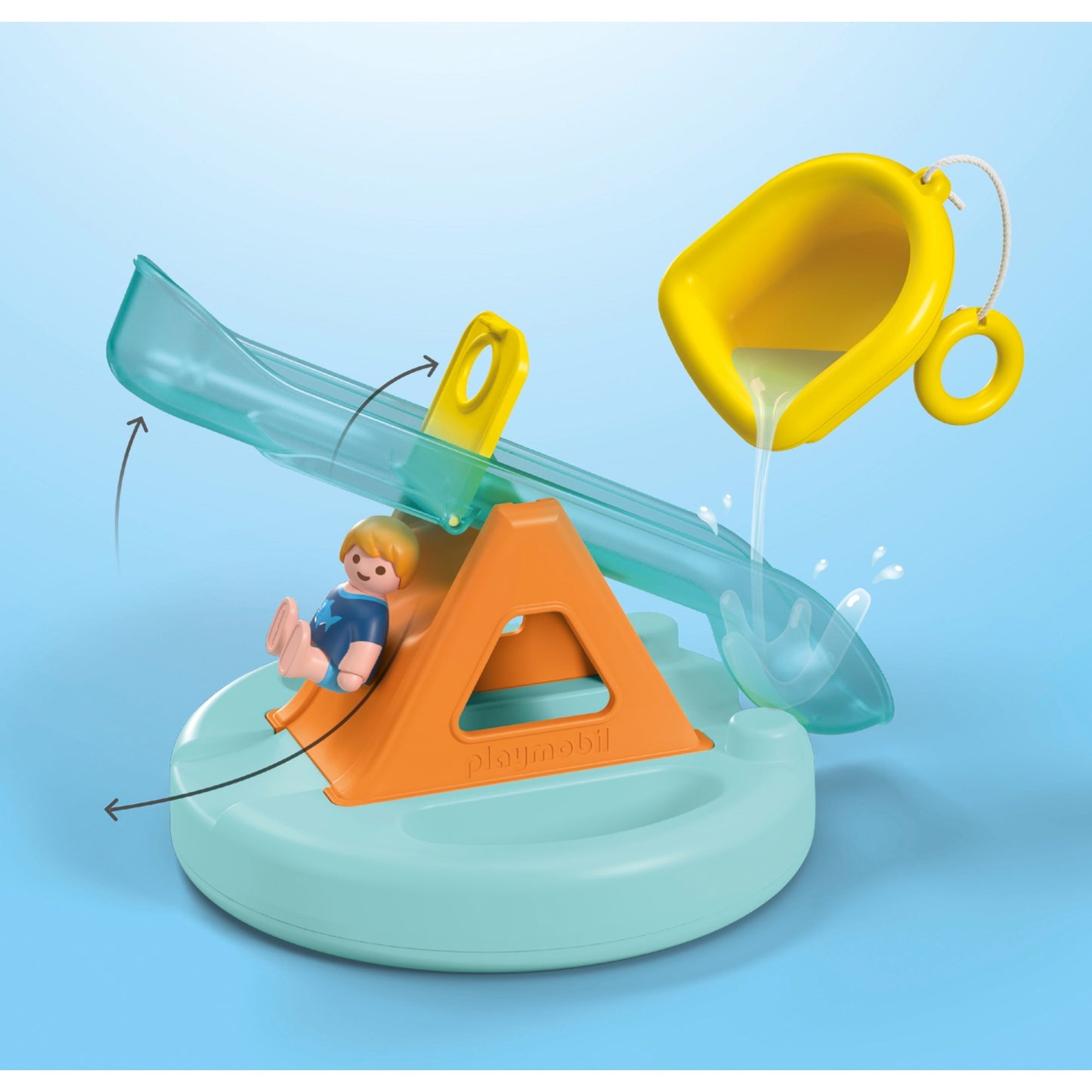 Playmobil 71687 Junior Aqua: Badeinsel mit Wasserrutsche