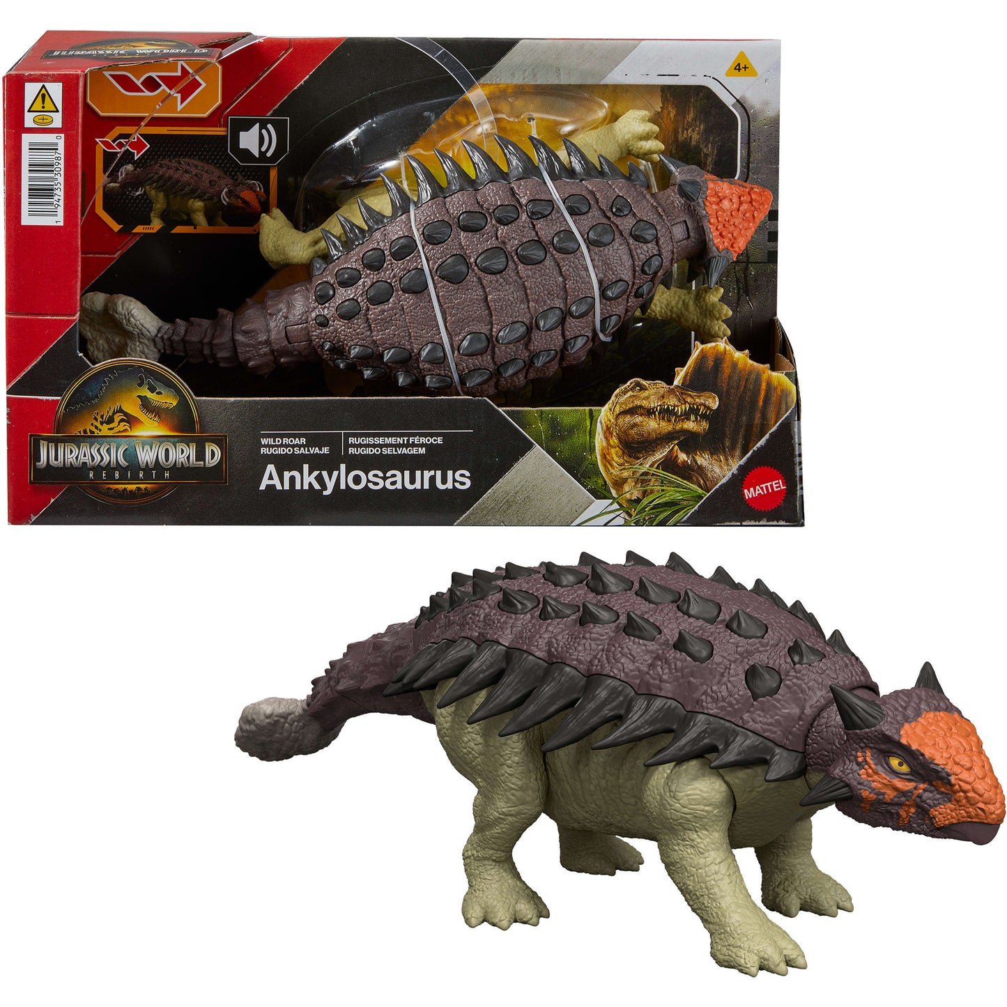 Jurassic World Wild Roar Ankylosaurus, Spielfigur