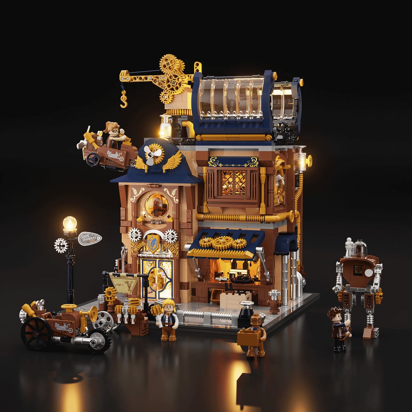 Steampunk-Mechanikwerkstatt, Konstruktionsspielzeug