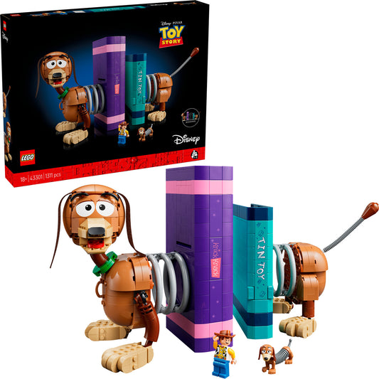 43301 Disney Pixar Toy Story Slinky Buchstützen, Konstruktionsspielzeug