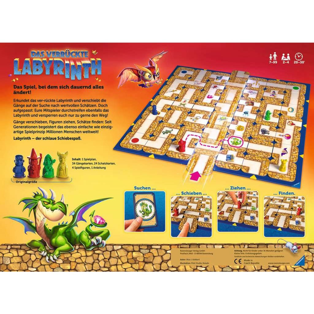 Ravensburger Das verrückte Labyrinth – neue Auflage, Brettspiel