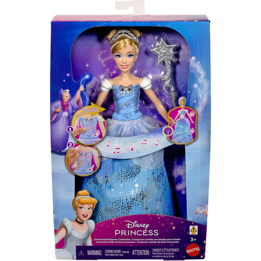 Disney Prinzessin Cinderella-Modepuppe im bezaubernden Ballkleid