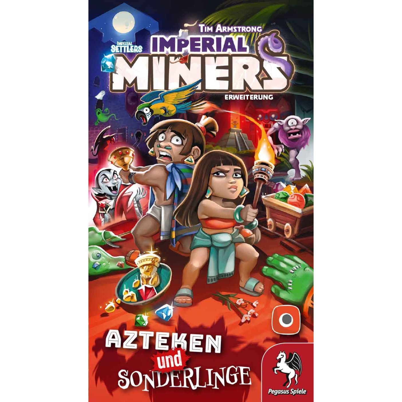 Imperial Miners: Azteken und Sonderlinge, Brettspiel