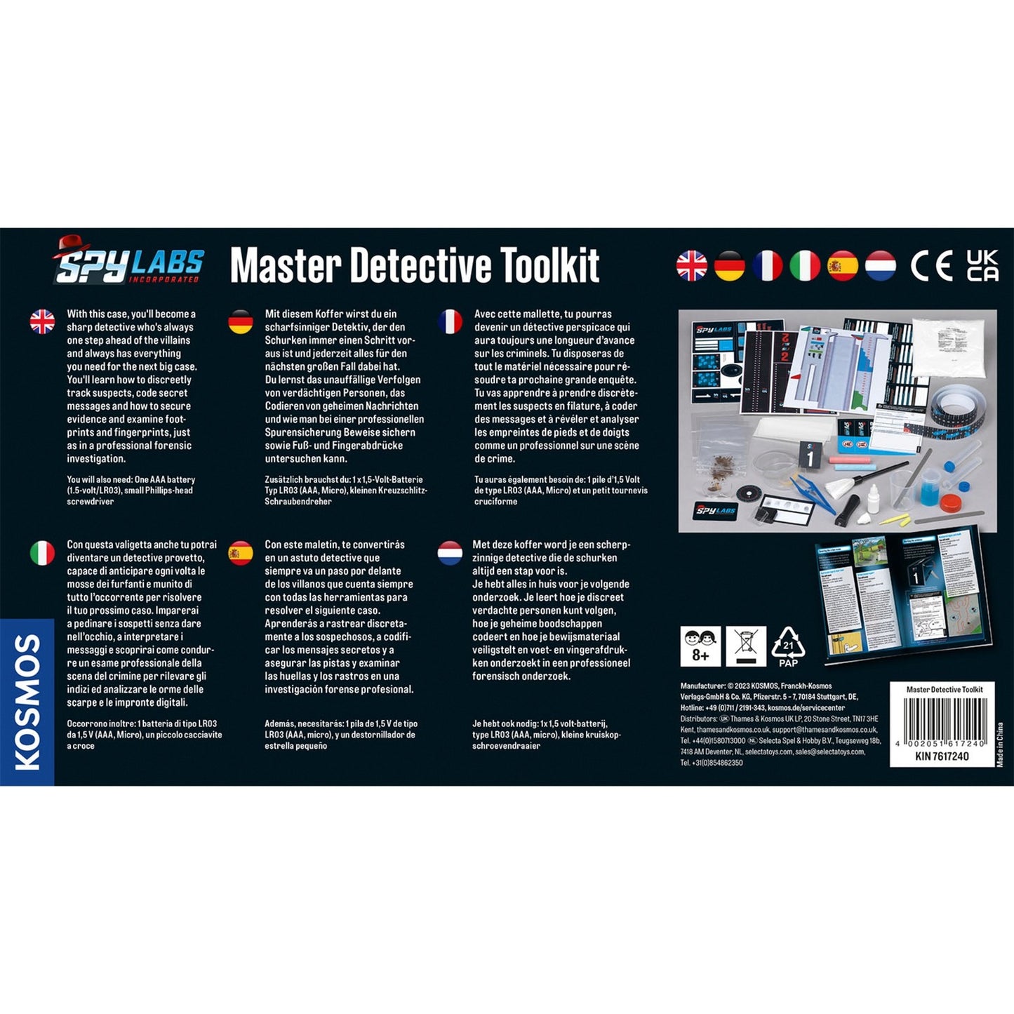 Kosmos Spy Labs Incorporated Master Detective Toolkit V1 (internationale Version)