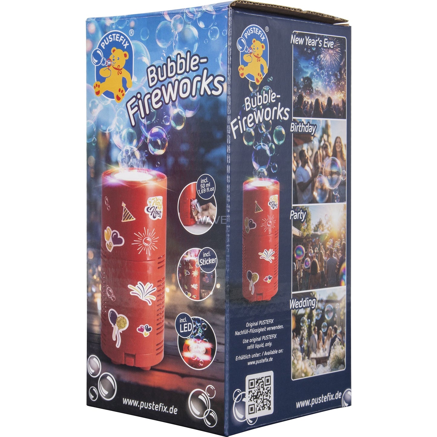 Bubble Fireworks, Seifenblasen